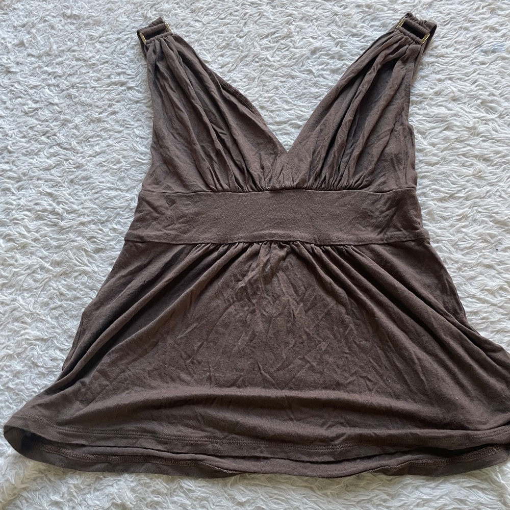 Express brown top